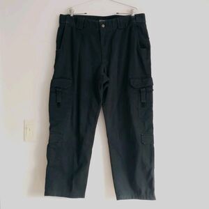 5.11 Tactical Pants Mens 40x30 Actual 39x28" Black Cargo Workwear*READ